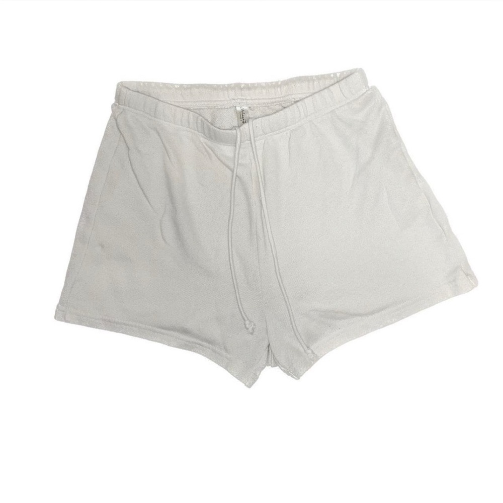 White Drawstring Shorts